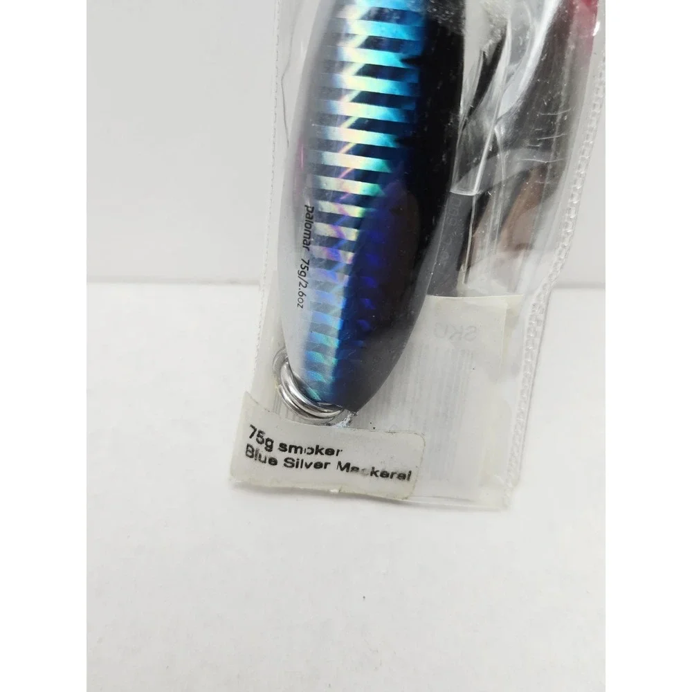 Palomar Fishing lure pair Mackerel 75g smoker blue‎ silver